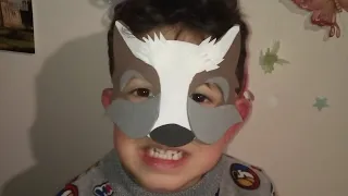 Карнавальная маска 🐺 волк. MASK wolf