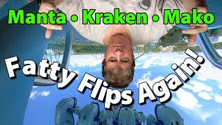 Roller Coaster POV 360 - Manta POV 360, Kraken POV 360, Mako POV 360 - Get FIT by 50 - Mark Lee