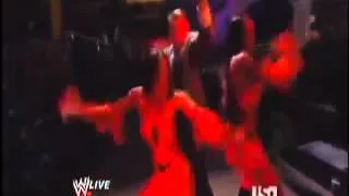 Vince McMahon Dances With Naomi & Cameron - WWE Raw 6/11/12