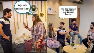 Zeeshan Ki Wajah Se Hamara Jhagda Hogaya 😓| Nida Ghar Chodke Jaane Lagi 😓| Sufiyan and Nida ❤️