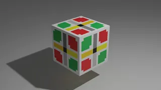 Cube - Inside a spherical mirror