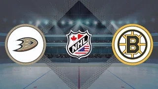 Обзор матча Анахайм - Бостон / DUCKS VS BRUINS DECEMBER 15, 2016 HIGHLIGHTS