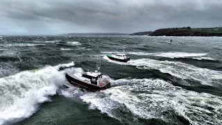 South Esk & Ederra 7 Interceptor 48 pilot boats rough weather sea trials