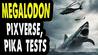 Megalodon Shark AI Tests With Pixverse and Pika Labs