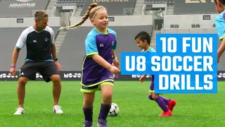 10 Best U8 Soccer Drills | Fun Soccer Drills by MOJO
