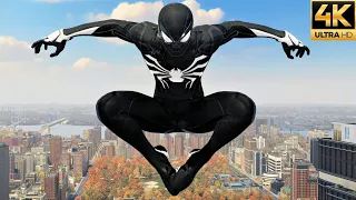 Spider-Man Remastered PC - Black Suit Free Roam Gameplay Mod (4K 60FPS)