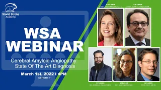 WSA Webinar - Cerebral amyloid angiopathy: State of the art diagnosis
