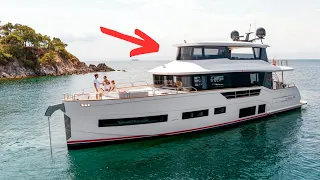 La conception de ce yacht est GÉNIALE ! Sirena 78