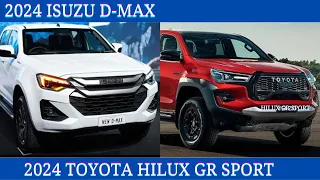 2024 Isuzu D-Max Vs. 2024 Toyota HiLux GR Sport Comparison details