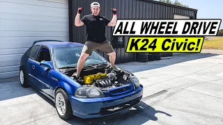 HUGE UPDATE on my AWD-SWAPPED K24 HONDA CIVIC!