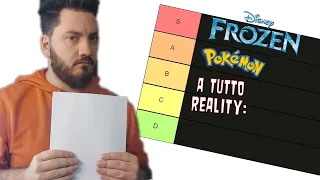 TIER LIST in live: Disney, A Tutto Reality, Pokémon...
