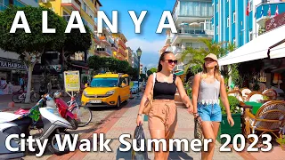 Alanya City Walking Tour Summer 2023 Turkey 4K🇹🇷