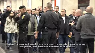 hogyan gyakorlatozott a TEK Orbán előtt a metróban