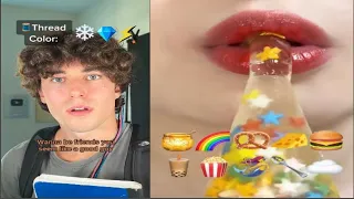 Text To Speech || ASMR Satisfying Eating || Devin Caherly || POVs Tiktok Compilations #E8