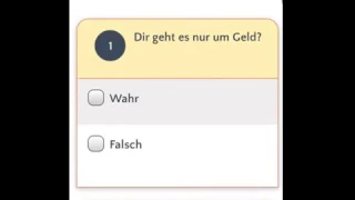 Wirst du später reich ?quiz