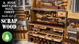 Building a Tool Chest out of Scrap for an Antique Tool Collection