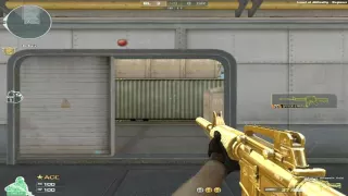 Crossfire Philippines - M4A1-S Ultimate Gold (Really small comparison)