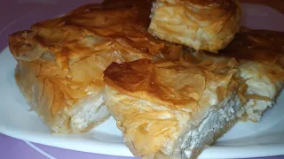 СУПЕР ПИРОГ из теста Фило с куриным филе. #тестофило #вкусныйпирог