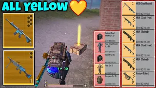 play with m416 & m249 and get Yellow loot💛 | PUBG METRO ROYALE