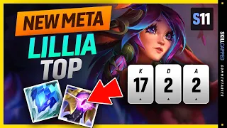 NEW META Lillia Top - Challenger Teaches You How To Abuse Lillia Top In Season 11