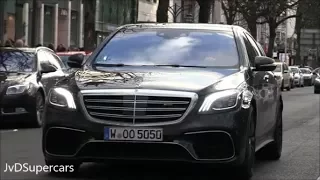 2018 Mercedes-AMG S63 4Matic in Dusseldorf - Exhaust Sound!