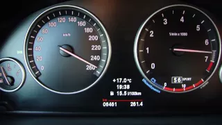 New BMW X3 xDrive 35i F25 (2011) Acceleration 0-256 km/h (V-max)