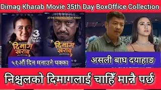 Dimag kharab Movie 35th Day BoxOffice Collection 2023 ll New Nepali Movie ll Dayahang Rai ll Nischal