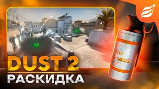 ТОП РАСКИДКИ СМОКОВ НА НОВОМ DUST 2 | ОСНОВНЫЕ СМОКИ НА ДАСТ2 2024 CS 2