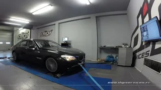 BMW 740D 306cv AUTO Reprogrammation Moteur @ 348cv Digiservices Paris 77 Dyno