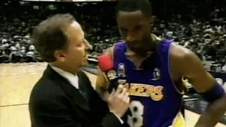 Kobe Bryant 2002 NBA Finals Game 3 Halftime Interview
