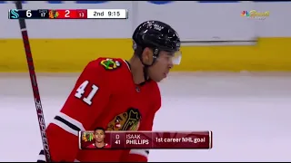 Isaak Phillips Scores His First NHL Goal