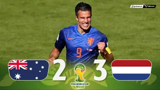 Australia 2 x 3 Netherlands ● 2014 World Cup Extended Goals & Highlights HD