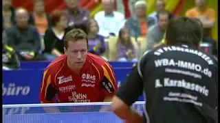 Throwback | Jan-Ove Waldner vs Aleksandar Karakasevic | German League