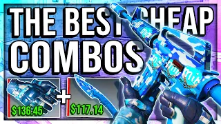 THE BEST CHEAP CS:GO COMBOS! (KNIFE + GLOVE + AGENT)