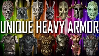 Skyrim - All Unique Heavy Armor Pieces And Sets