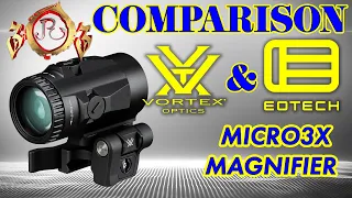 EOTECH & VORTEX Micro 3x Magnifier Comparison!!!!! Part 3