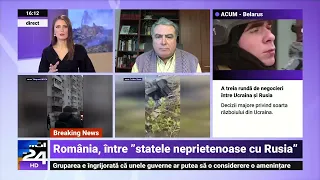 România alături de toate țările UE, SUA și Marea Britanie, pe lista „țărilor neprietenoase cu Rusia”