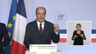 #COVID19 : déclaration du Premier ministre Jean Castex