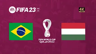 Brasil x Hungria | FIFA 23 Gameplay Copa do Mundo Qatar 2022 | Final [4K 60FPS]