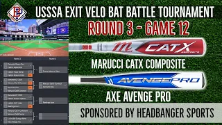 CatX Composite vs Axe Avenge Pro USSSA Exit Velocity Battle at The Bullpen Training