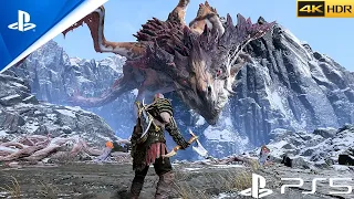 (PS5) Kratos vs. Dragon - Ultra High REALISTIC Graphics Gameplay [4K HDR 60FPS] God of War