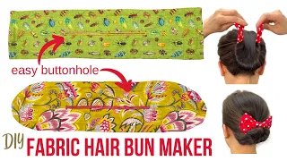 How to Make a Hair Bun Maker and Holder  -  Quick and Easy DIY Gift