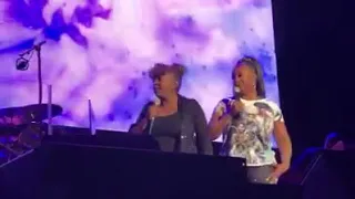 Anita Baker and Regina Bell