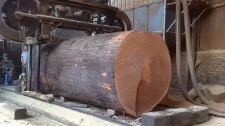 Amazing Biggest Woodworking Heavy Sawmill Cutting Wood - Excellent Sawmill Extreme Techniques