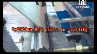 DURAMA new CNC PRESS BRAKE  machine test4+1 AXIS, BENDING MACHINE, DURMA