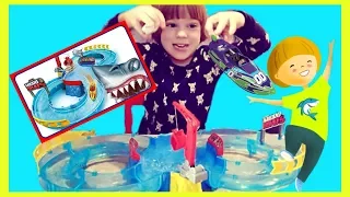 Micro Boats Shark Attacks Zuru Playset kids pretended play [boat race]