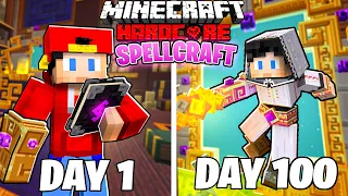 I Spent 100 Days in Minecraft Spellcraft...