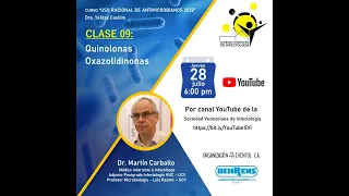 Curso ATB - Clase 09 -.  Quinolonas. Dr. Martin Carballo