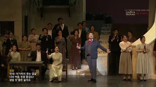 [Clip#5-9 Cavalleria Rusticana] Scena coro e brindisi;  Viva! il vino sfumeggiante #Opaju