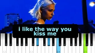 Artemas - i like the way you kiss me (Piano Tutorial)